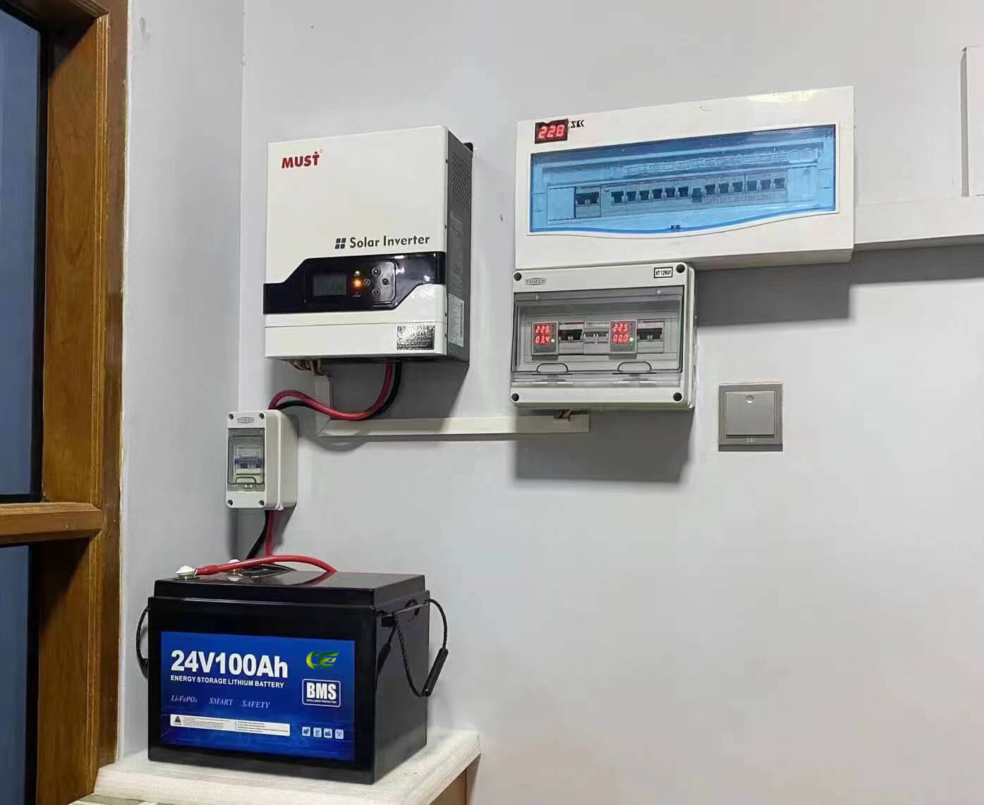 Baterías de litio de 24 V 100 Ah y 12 V 100 Ah: baterías de almacenamiento de energía para el hogar de Nigeria