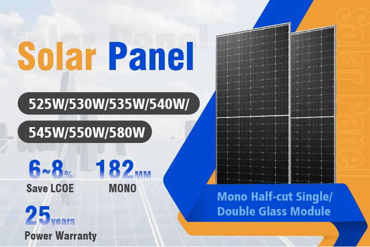 550w Monocrystalline Solar Panel 