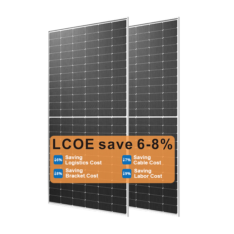 Panel solar monocristalino de alta eficiencia de 580w
