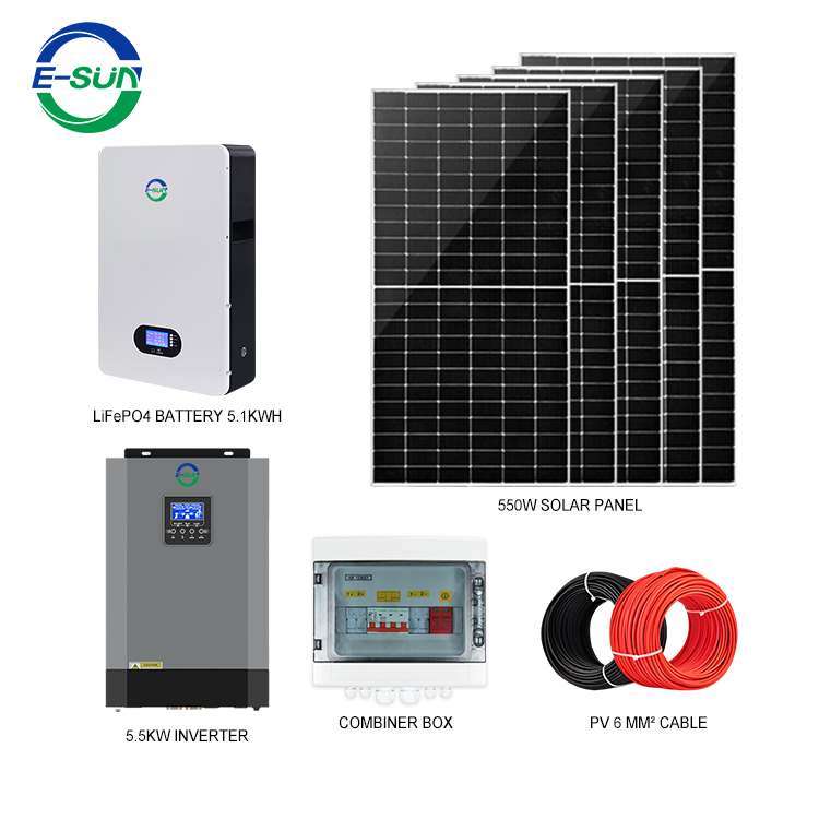 Sistema de energía solar 5KW-5KWH