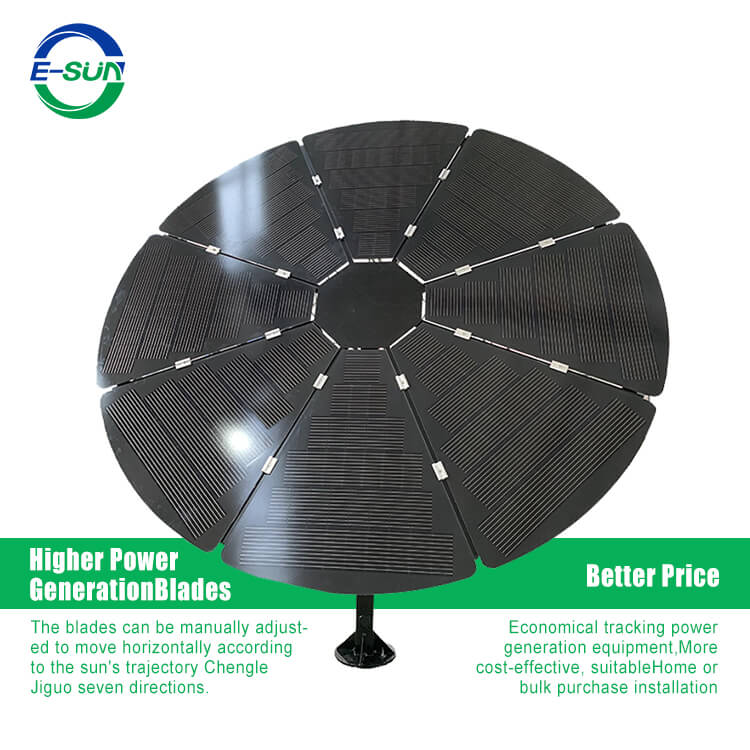 Sistema de energía solar inteligente fijo de flores de 1 KW