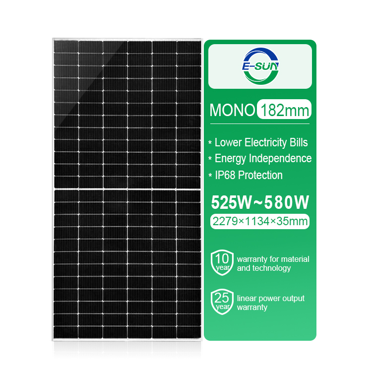 Panel solar monocristalino de 530W